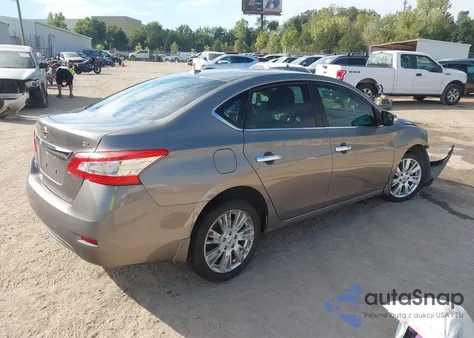 2015 Nissan Sentra Sl из США, поврежденный, VIN 3N1AB7APXFY223649